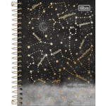 Caderno Tilibra Espiral Capa Dura 1/4 Magic 80 Folhas