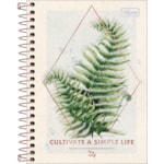 Caderno Tilibra Espiral Capa Dura 1/4 Naturalis 80 Folhas