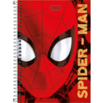 Caderno Tilibra Espiral Capa Dura 1/4 Spider-Man 80 Folhas