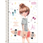 Caderno Tilibra Espiral Capa Dura Universitário 10 Mt Hi! Girls 200Fls