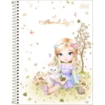 Caderno Tilibra Espiral Capa Dura Universitário Jolie 1MT 80 Folhas