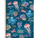 Caderno Tilibra Espiral Universitário 10 Matérias Bubble 160 Folhas