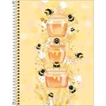 Caderno Tilibra Espiral Universitário Honey Bee 10 Matérias 160Fl
