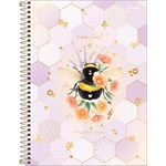 Caderno Tilibra Espiral Universitário Honey Bee 10 Matérias 160Fl