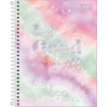 Caderno Tilibra Good Vibes Espiral Capa Dura 1 Matéria 80 Folhas