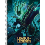 Caderno Tilibra League of Legends Universitário Espiral 10 Mt 160Fls