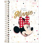 Caderno Tilibra Minnie Espiral 1/4 Capa Dura 80 Folhas