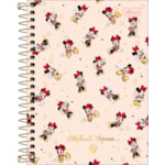 Caderno Tilibra Minnie Espiral 1/4 Capa Dura 80 Folhas