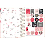 Caderno Tilibra Minnie Espiral 1/4 Capa Dura 80 Folhas