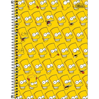 Caderno Tilibra Os Simpsons Universitário 16 Matérias 256Fl