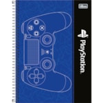 Caderno Tilibra PlayStation Espiral Capa Dura 1/4 80 Folhas