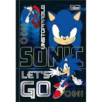 Caderno Tilibra Sonic Capa Dura Infantil 80 Folhas