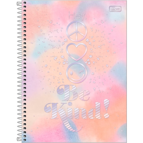 Caderno Tilibra Universitário 1 Matéria Good Vibes 80 Folhas