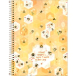 Caderno Tilibra Universitário 1 Matéria Honey Bee 80 Folhas