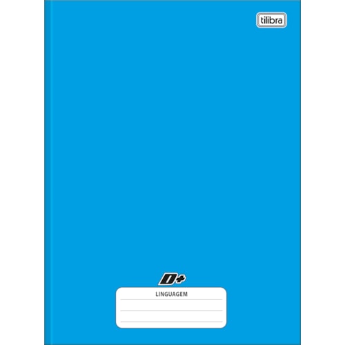 Caderno Tilibra Universitário Brochura Capa Dura D+ Azul 96 Folhas