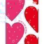 Caderno Tilibra Universitário Brochura Capa Dura Love Pink 96 Folhas