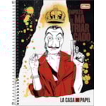 Caderno Tilibra Universitário La Casa de Papel 1 Matéria 80Fl
