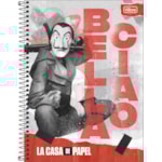 Caderno Tilibra Universitário La Casa de Papel 1 Matéria 80Fl