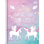 Caderno Universitário 1 Matéria Espiral Blink Tilibra 80 Folhas