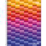 Caderno Universitário 10 Matérias Tilibra Espiral Cor e Arte 200FL