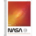 Caderno Universitário 10 Matérias Tilibra Nasa 160 Folhas