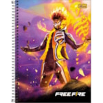 Caderno Universitário 16 Matérias Tilibra Free Fire 256 Folhas