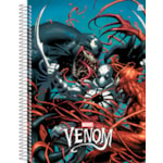 Caderno Universitário Animativa Venom 1 Matérias 80 Folhas