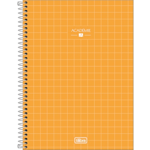 Caderno Universitário Capa Dura 10 Matérias Académie Tilibra 160 Fls