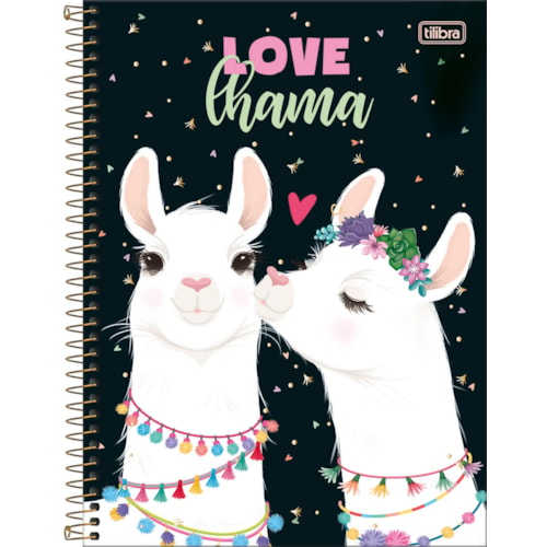 Caderno Universitário Espiral Capa Dura 16 Matérias Hello! Tilibra 256