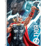 Caderno Universitário Espiral Tilibra Avengers 10 Matéria Capa Dura 16