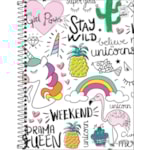 Caderno Universitário Plug DNA 10 Matérias 200 Folhas