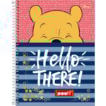 Caderno Universitário Pooh Tilibra Capa Dura 1 Matéria 80 Folhas