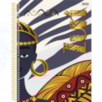 Caderno Universitário São Domingos Capa Dura Zuri 10 Matérias 160Fl