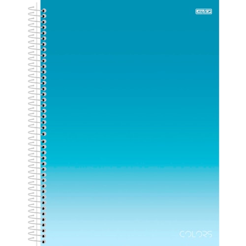 Caderno Universitário São Domingos Colors Azul 10 Matérias 200 Folhas