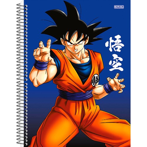 Caderno de Desenho Dragon Ball Goku - 60 Folhas - São Domingos