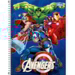 Caderno Universitário Tilibra Avengers 10M Espiral Capa Dura 160FL