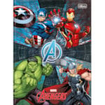 Caderno Universitário Tilibra Brochura Capa Dura Avengers 48 Folhas