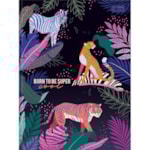 Caderno Universitário Tilibra Brochura Capa Dura Jungle Heart 80 Folha