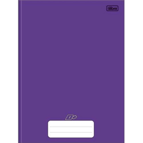 Caderno Universitário Tilibra Brochura D+ Roxo 48 Folhas