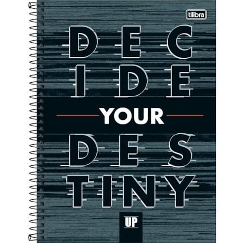 Caderno Universitário Tilibra Capa Dura 1 Matéria UP 80 Folhas