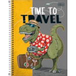 Caderno Universitário Tilibra Espiral Capa Dura 1 MT Raptor 80fls