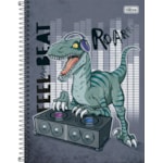 Caderno Universitário Tilibra Espiral Capa Dura 1 MT Raptor 80fls