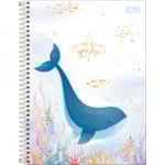 Caderno Universitário Tilibra Espiral Capa Dura Bubble 80FL