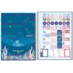 Caderno Universitário Tilibra Espiral Capa Dura Bubble 80FL