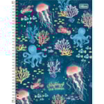 Caderno Universitário Tilibra Espiral Capa Dura Bubble 80FL