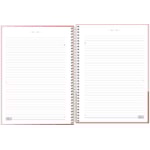 Caderno Universitário Tilibra Espiral Capa Dura Love Pink 96FL