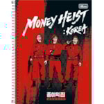 Caderno Universitário Tilibra Espiral La Casa De Papel Coreia 1 Matéri