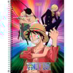 Caderno Universitário Tilibra Espiral One Piece 10 Matéria Capa Dura 1