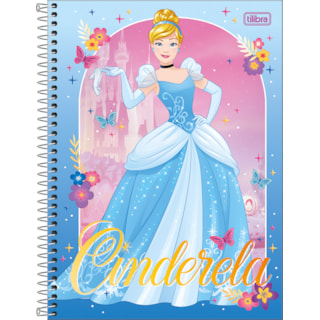 Caderno Universitário Tilibra Princesas Fit 1 Matéria 80Fl