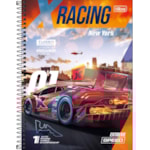 Caderno Universitário Tilibra XRacing 1 Matéria 80 Folhas